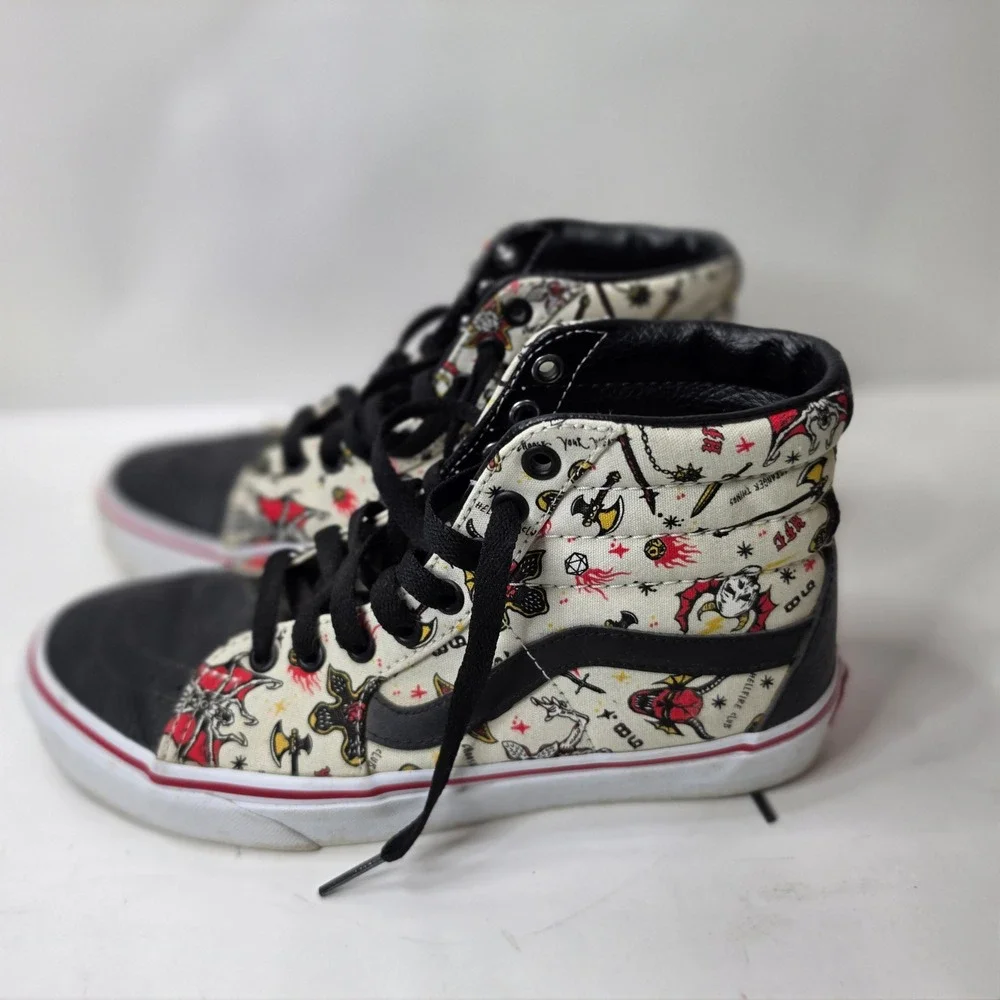Vans Sk8-Hi Stranger Things Hellfire Club Shoes Mens 6.5 Womens 8 VN0A2XSBY09